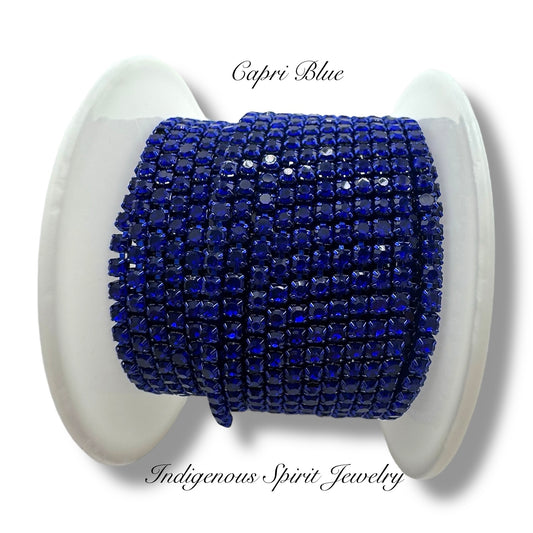 Capri Blue Colour Plated