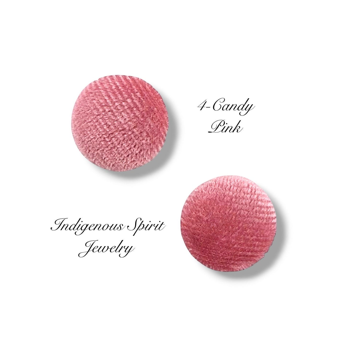 Velvet Circle Shaped Cabochons