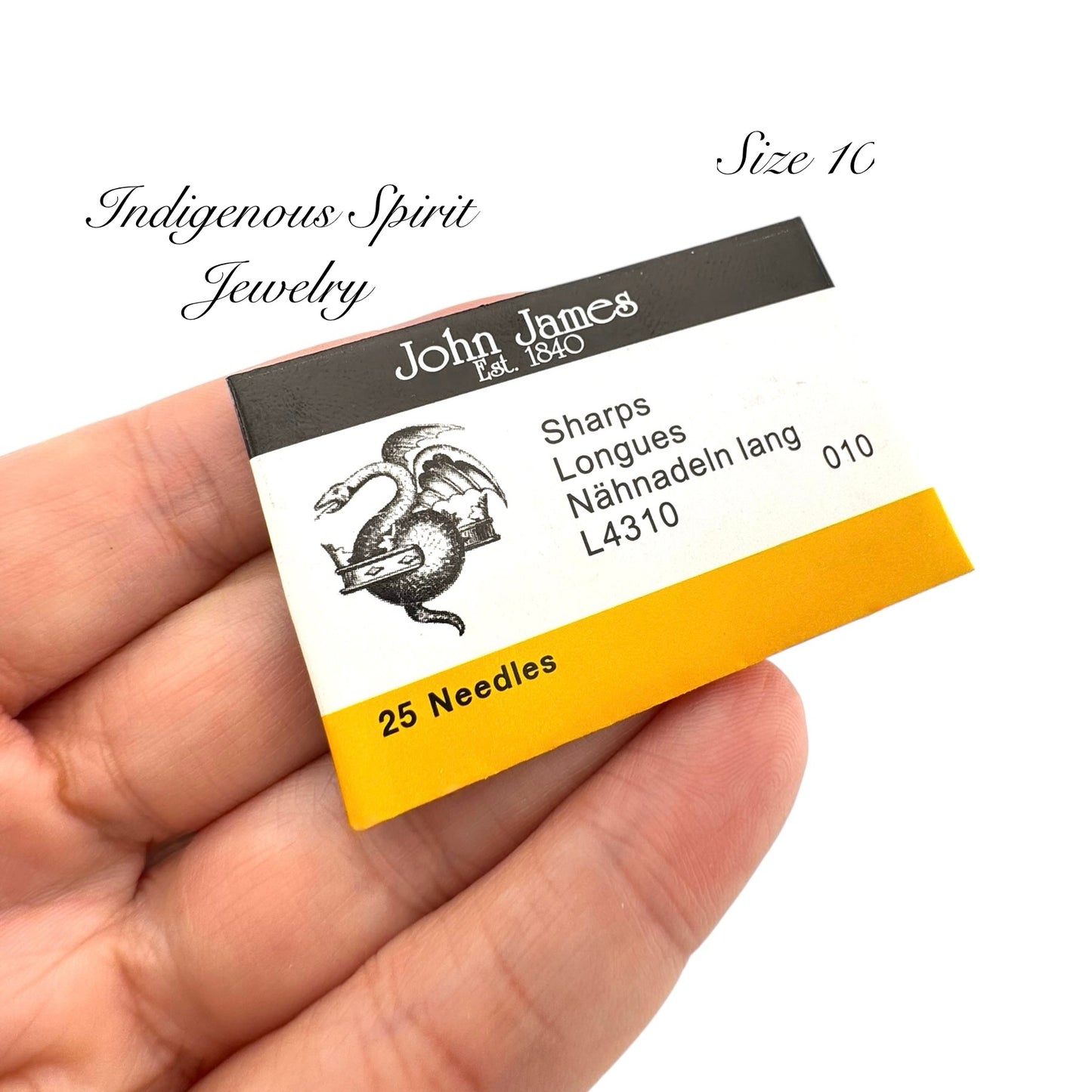 John James Sharps (10, 11 & 12) - 25/Pk