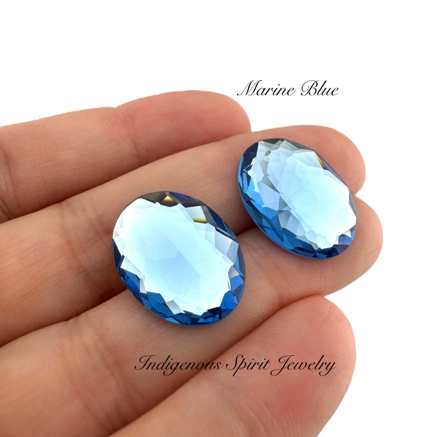 COLLECTION - Oval Flower Cut K9 Crystal Cabochons