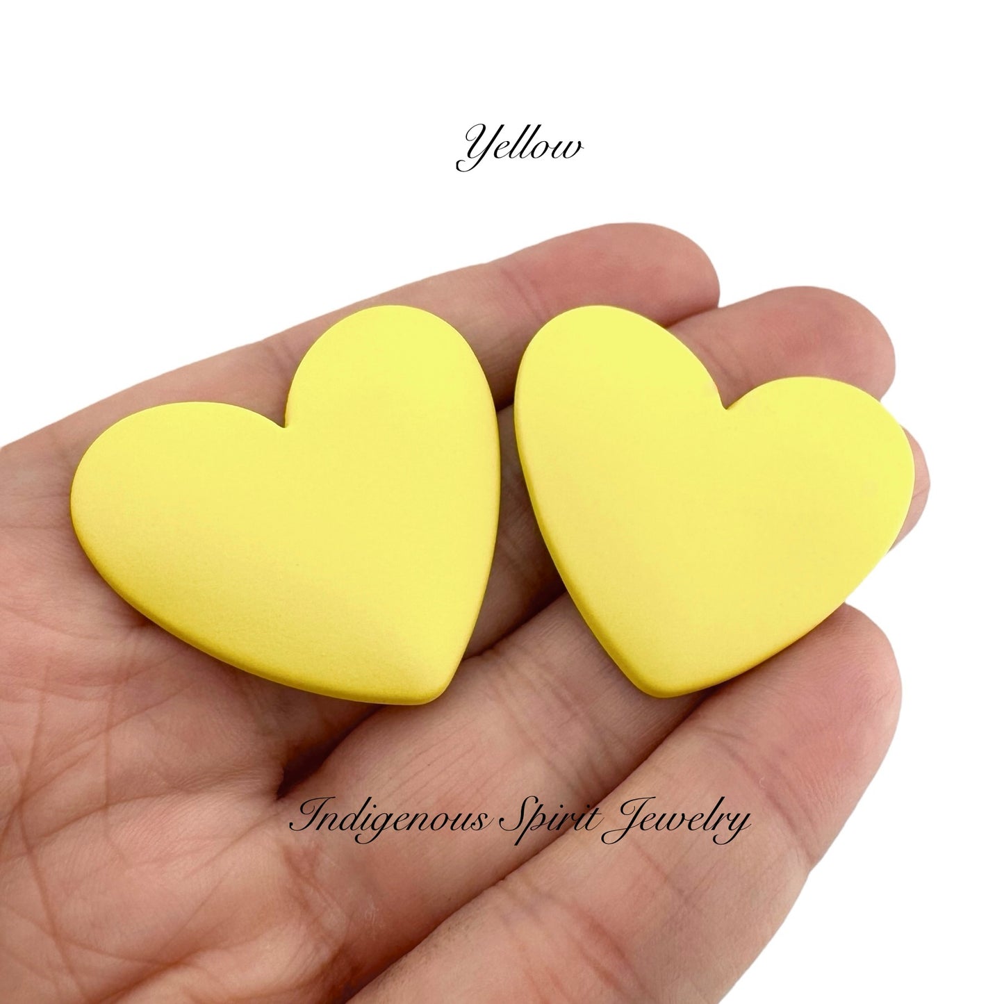 XL Matte Heart Cabochons
