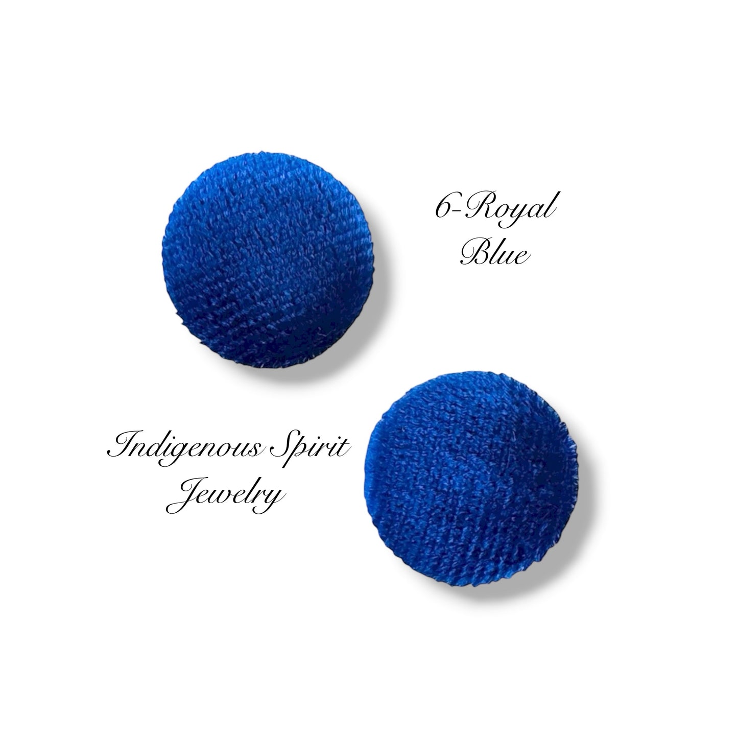 Velvet Circle Shaped Cabochons