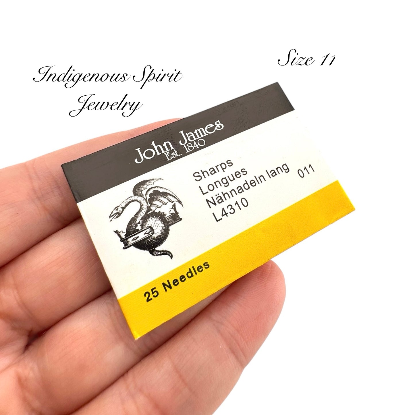 John James Sharps (10, 11 & 12) - 25/Pk