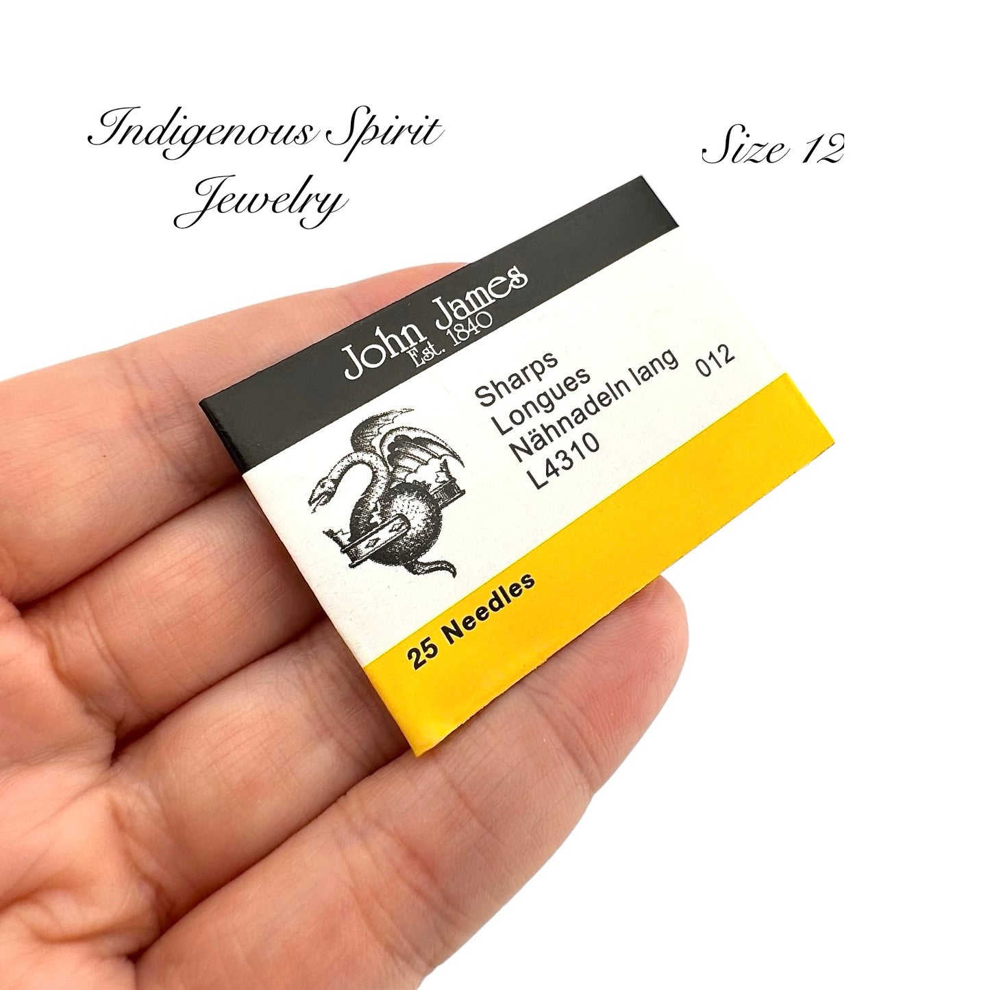 John James Sharps (10, 11 & 12) - 25/Pk