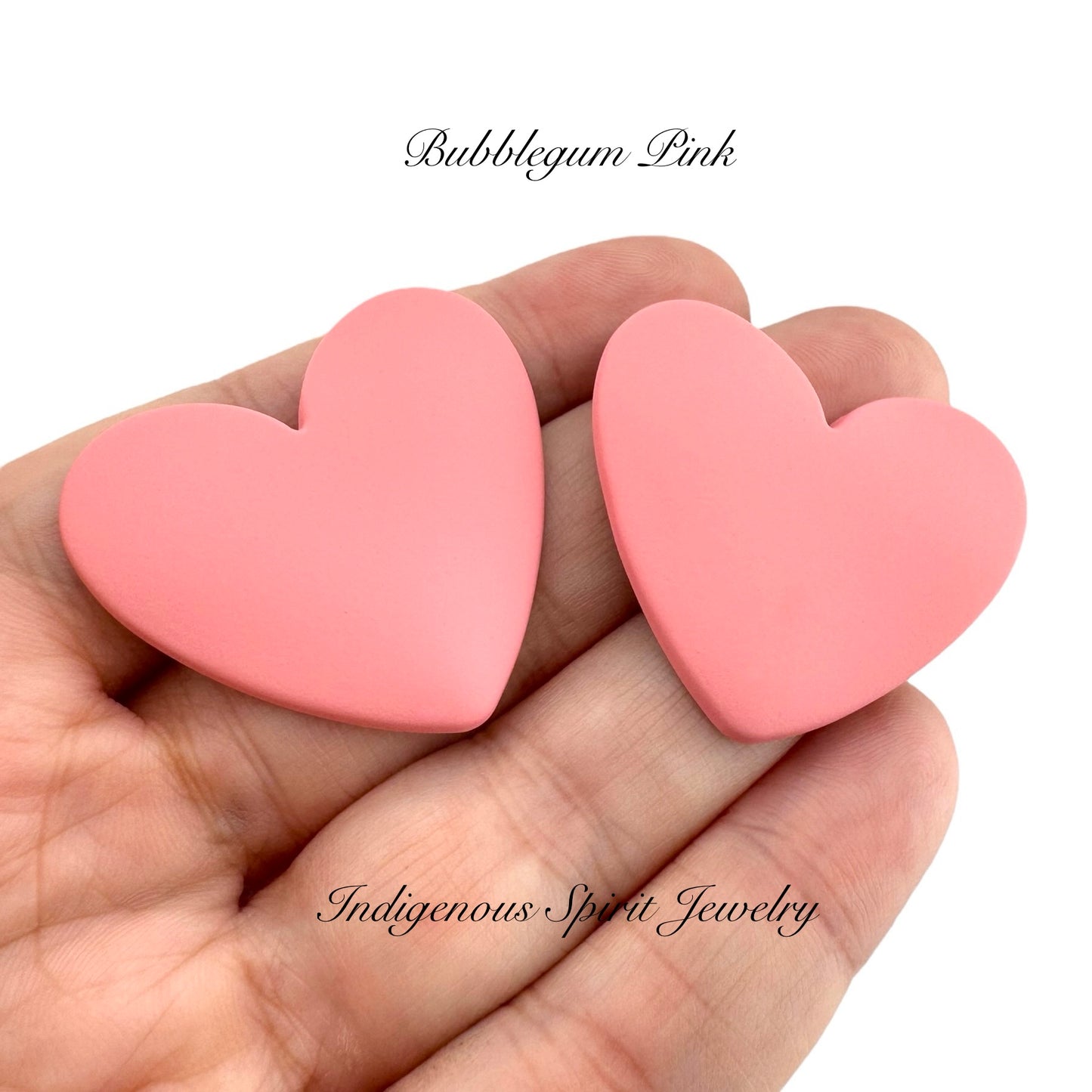 XL Matte Heart Cabochons