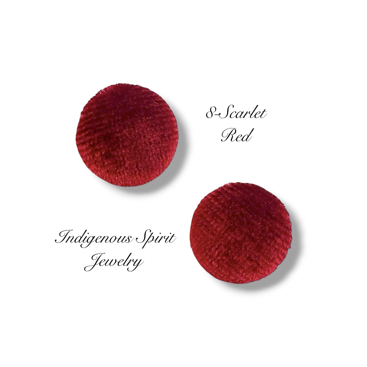 Velvet Circle Shaped Cabochons