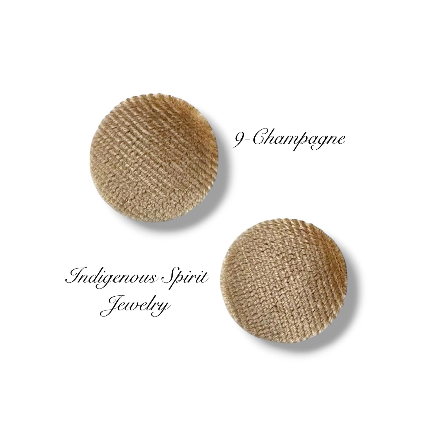 Velvet Circle Shaped Cabochons