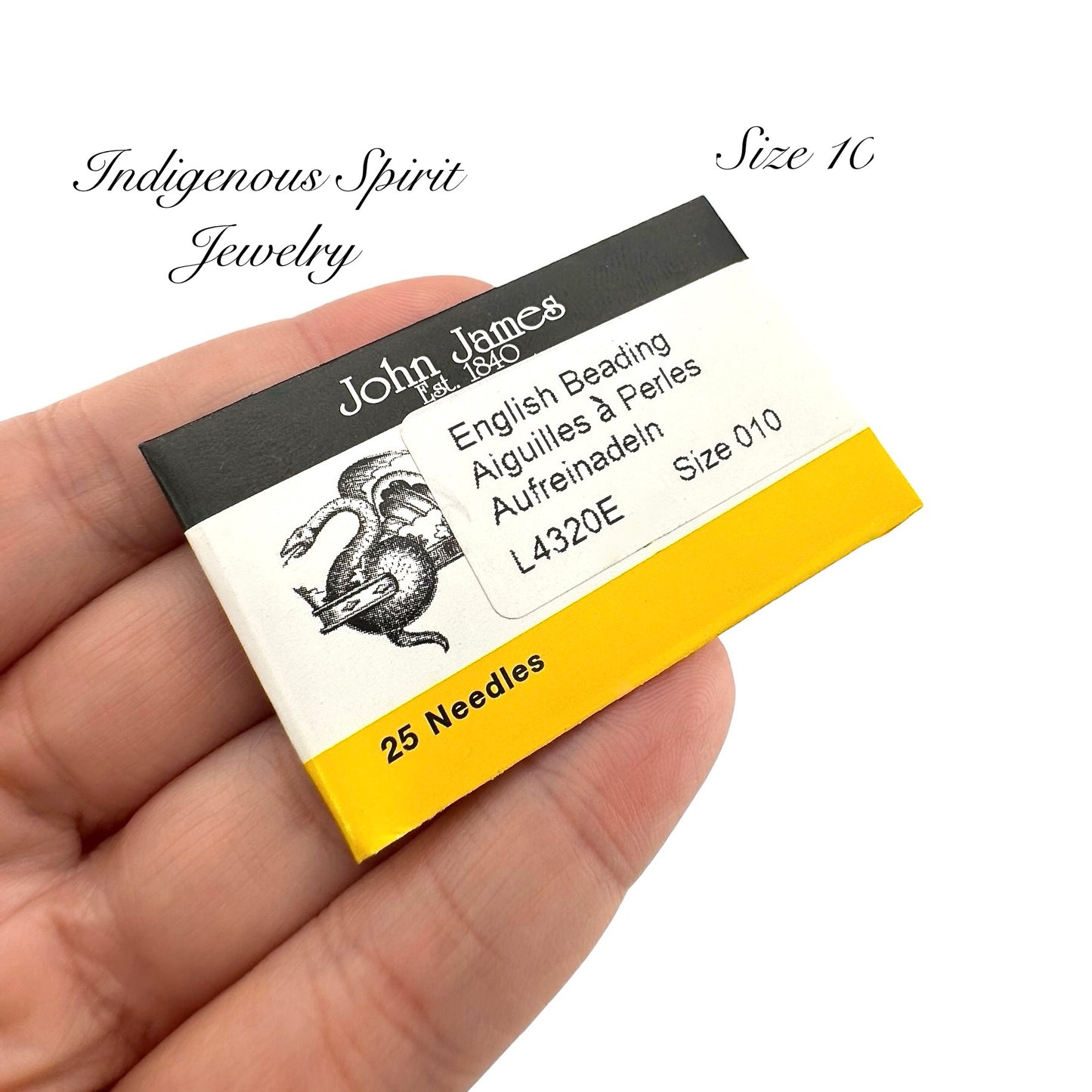 John James Beading Needles (10, 11 & 12) - 25/Pk