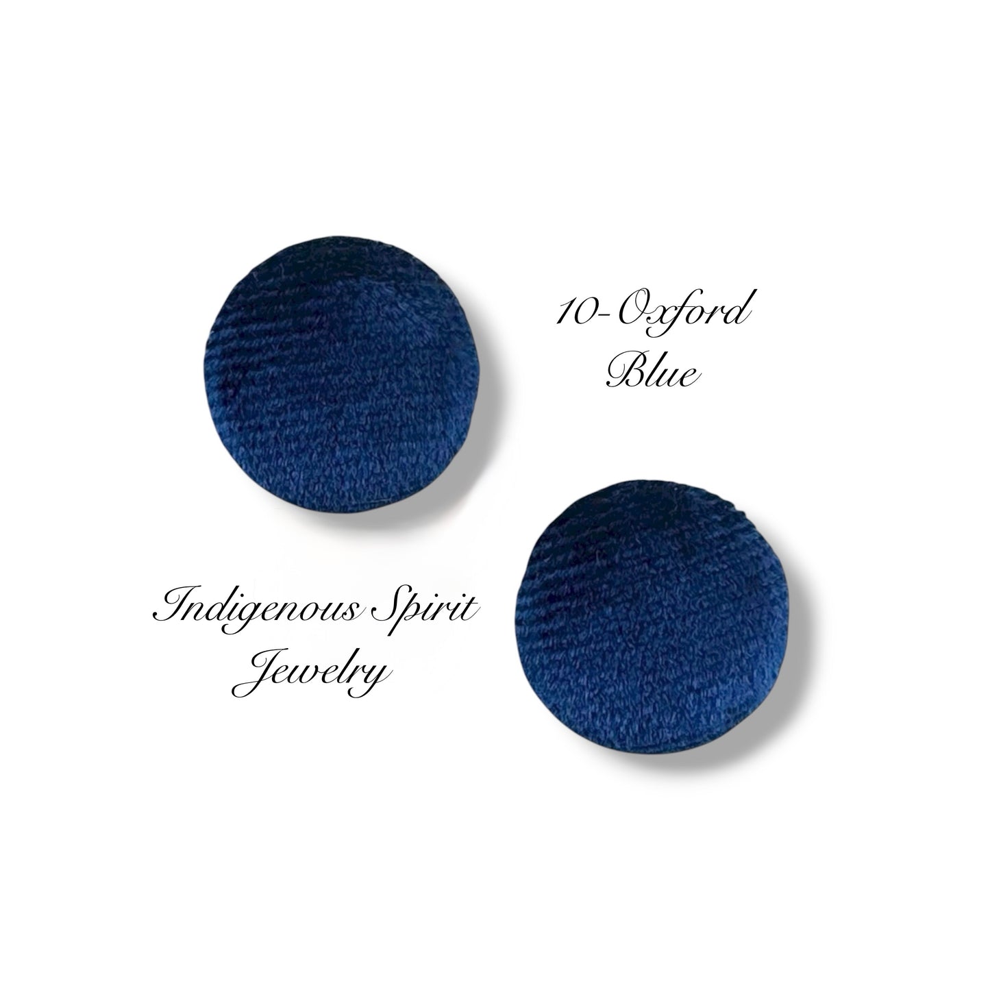 Velvet Circle Shaped Cabochons