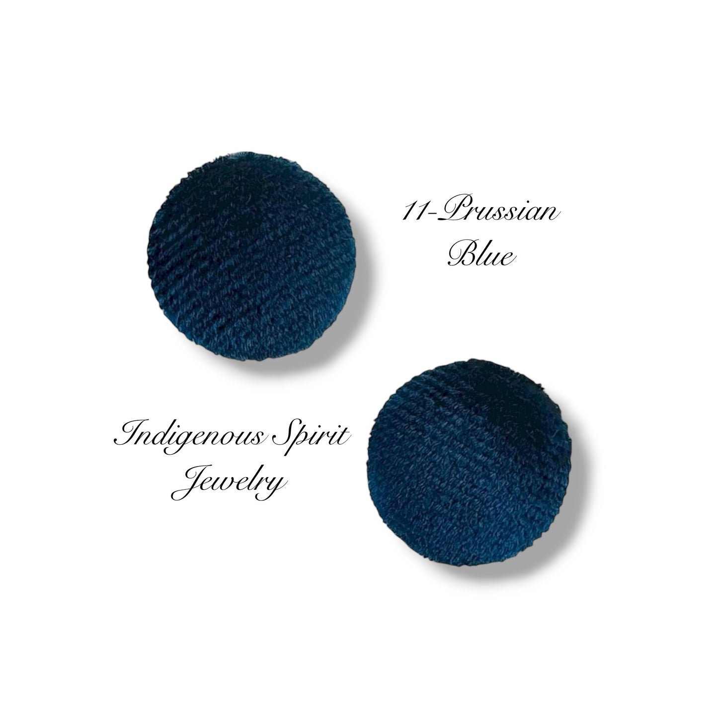Velvet Circle Shaped Cabochons