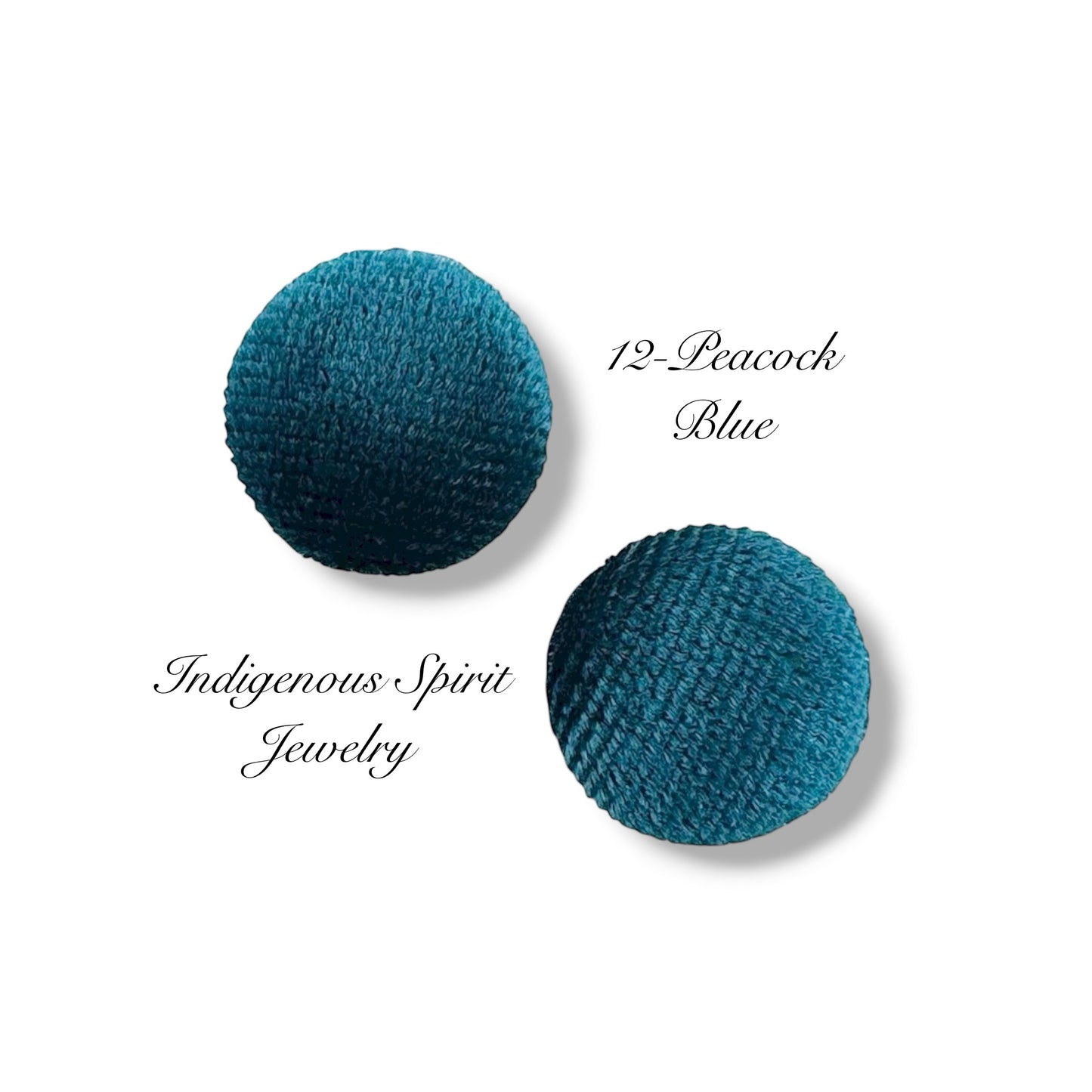 Velvet Circle Shaped Cabochons