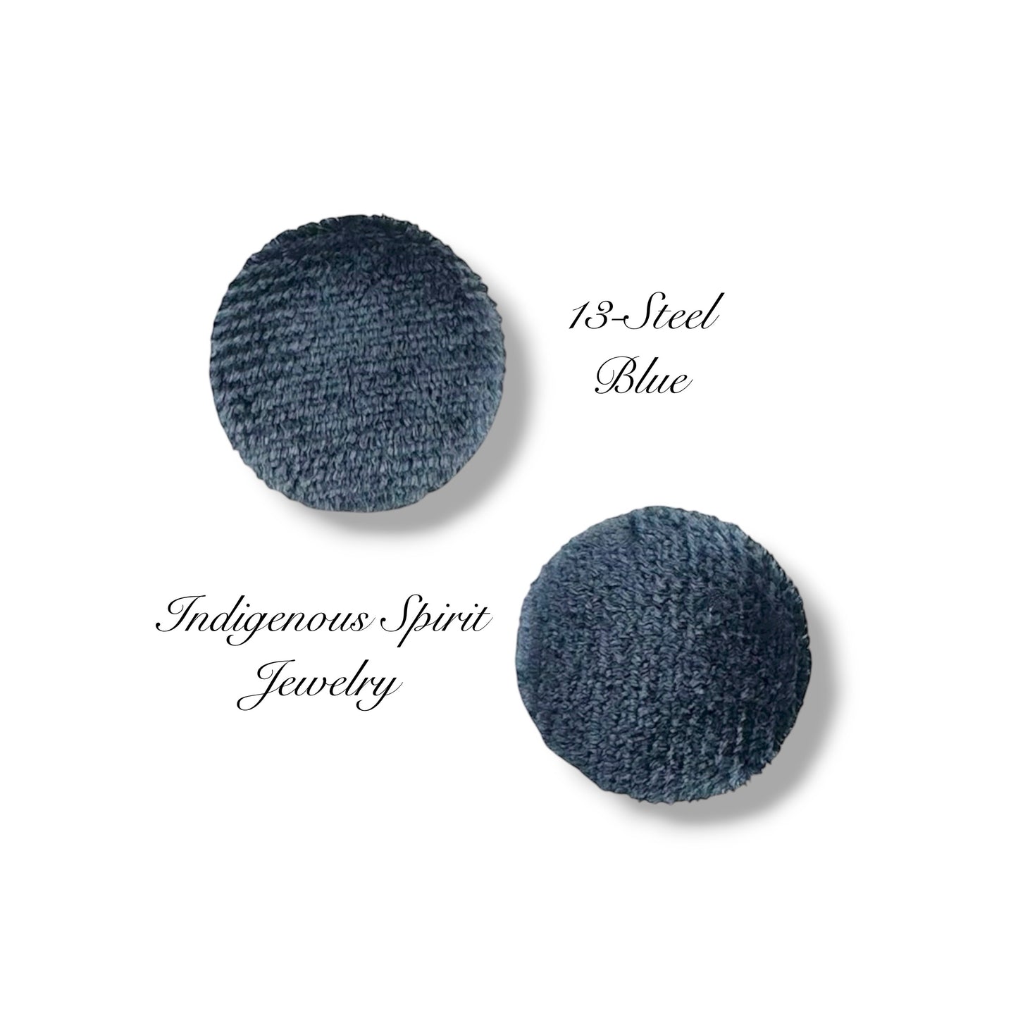 Velvet Circle Shaped Cabochons