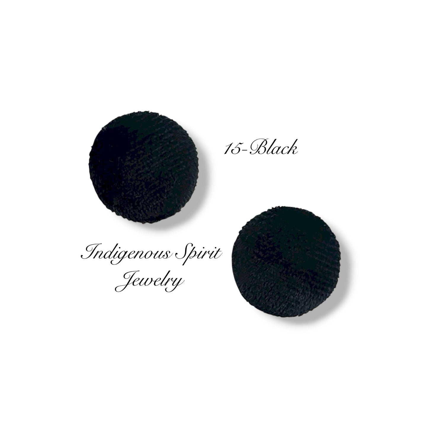 Velvet Circle Shaped Cabochons