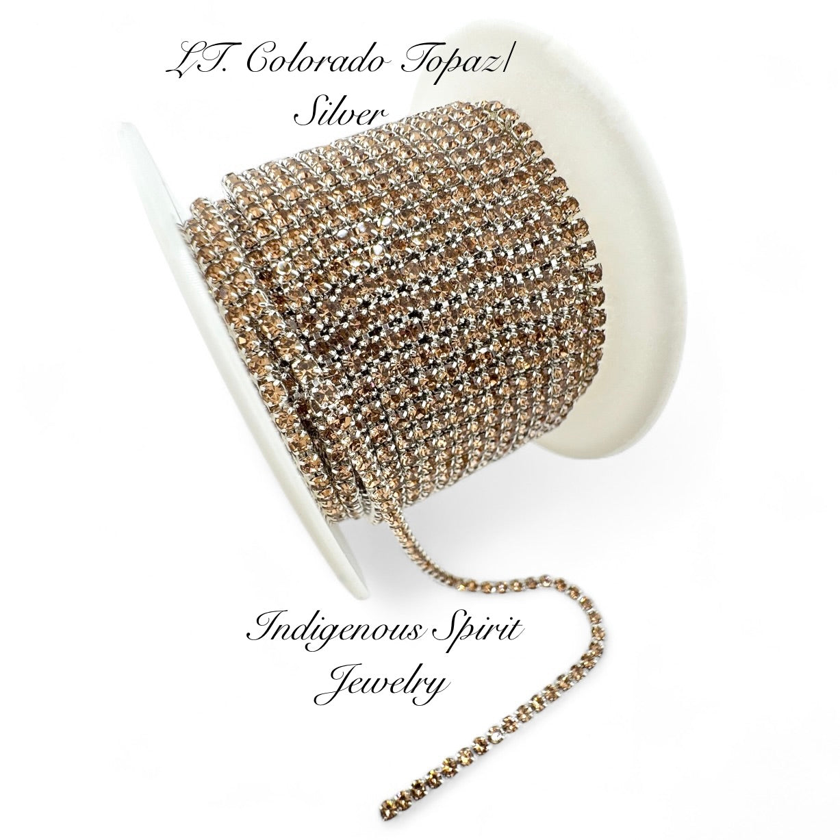 Light Colorado Topaz Silver Colour Plated