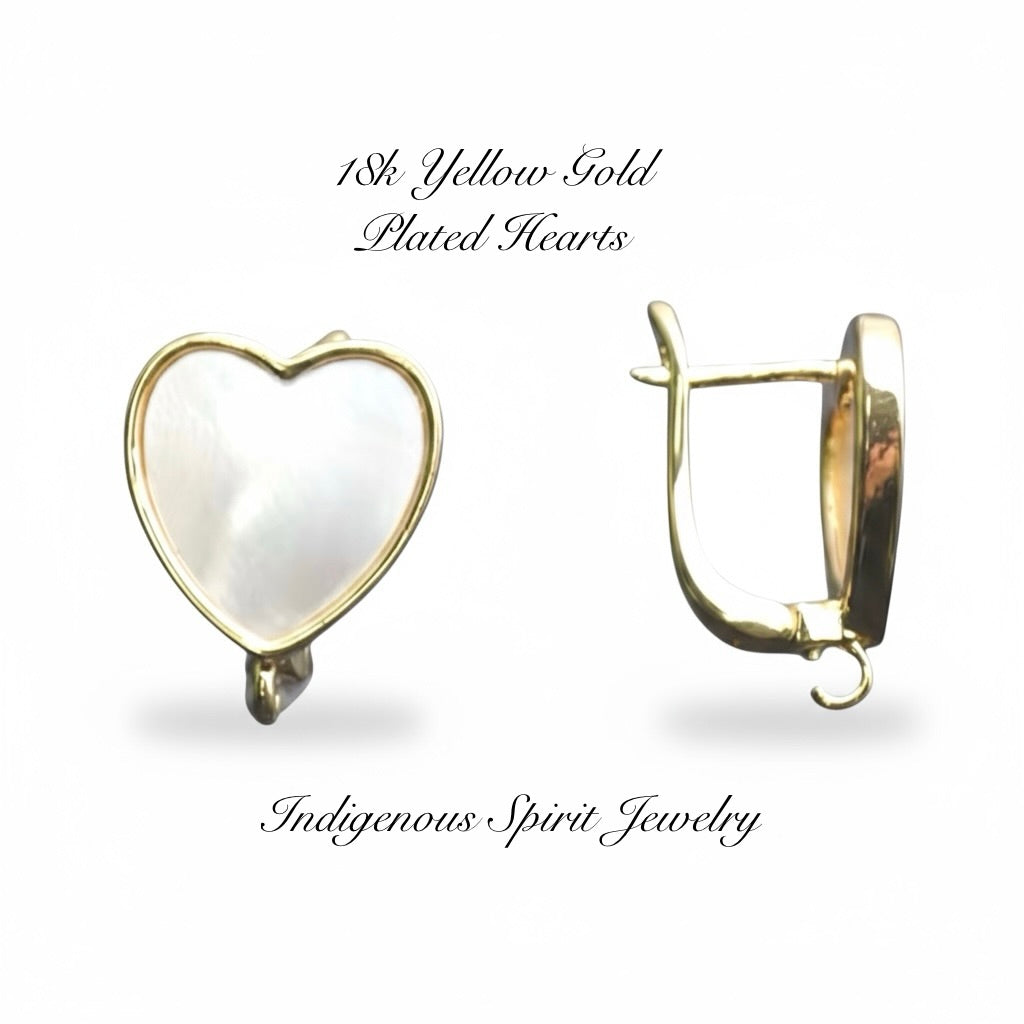 18k Gold Plated - Butterflies & Hearts Collection