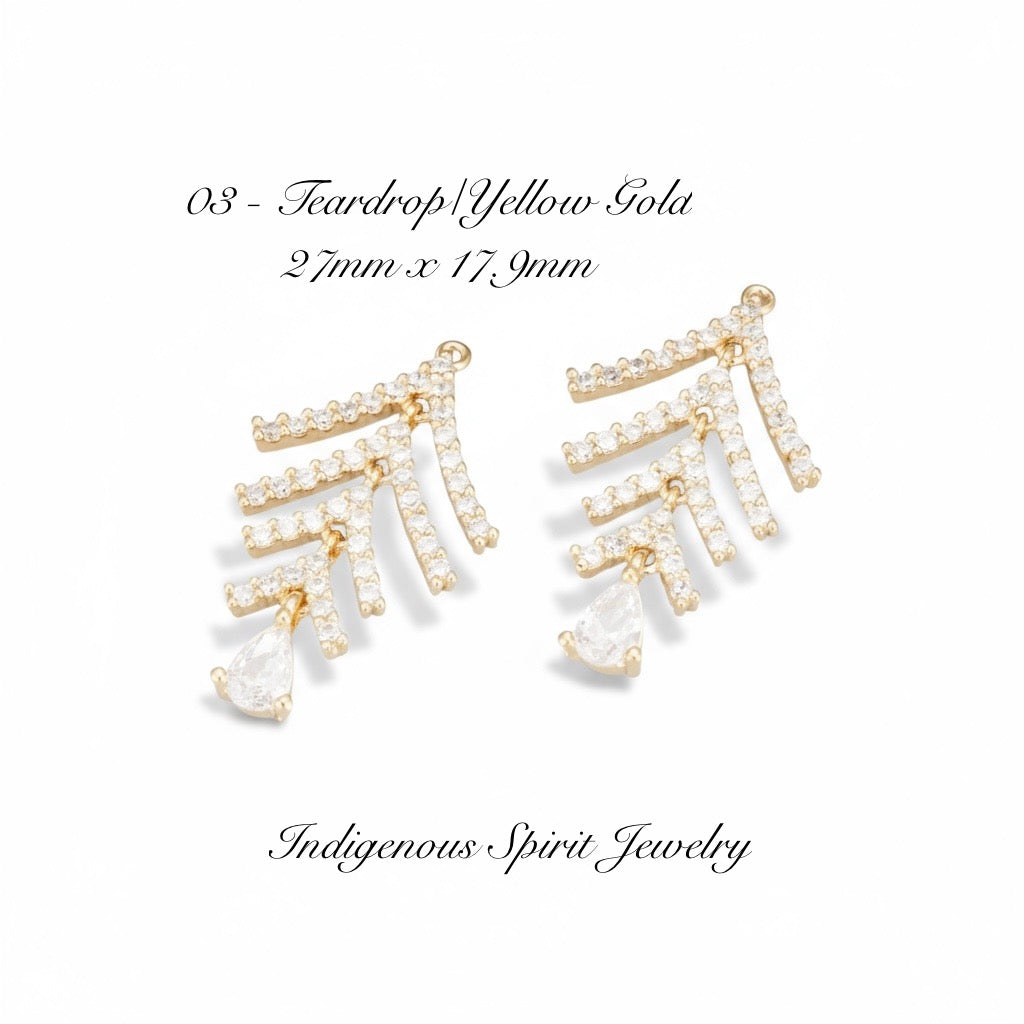 18k Gold Plated Fancy Charm Collection