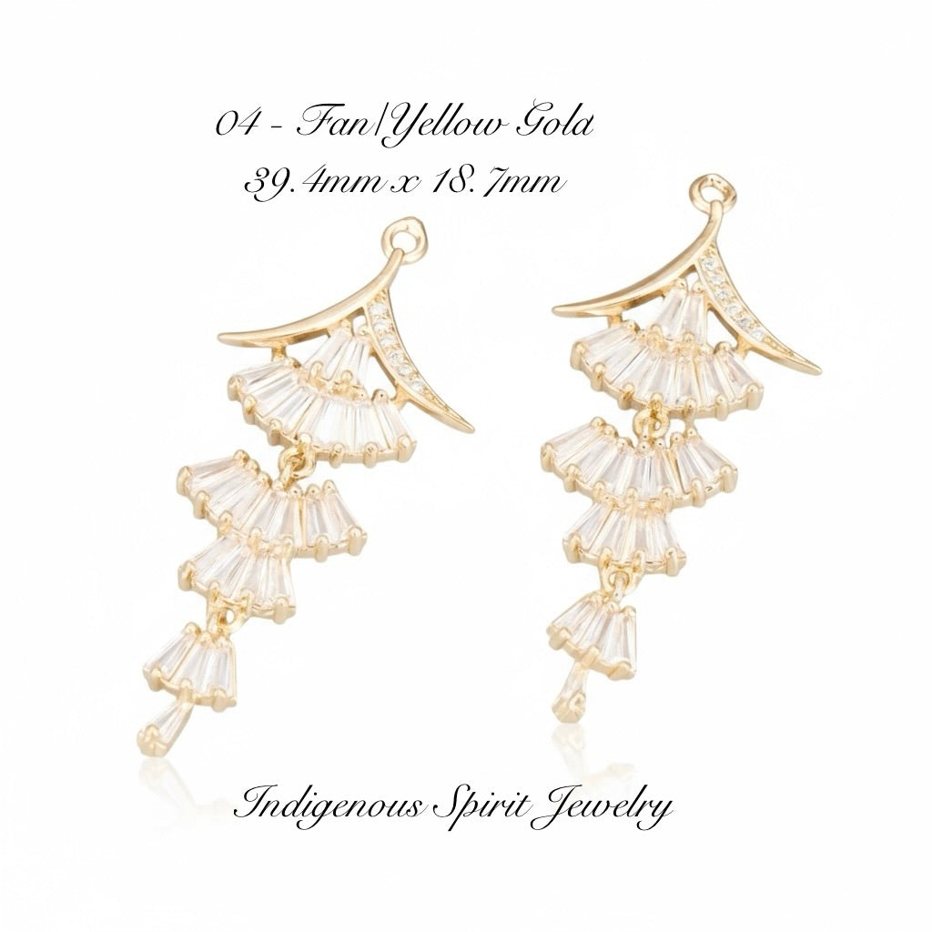 18k Gold Plated Fancy Charm Collection