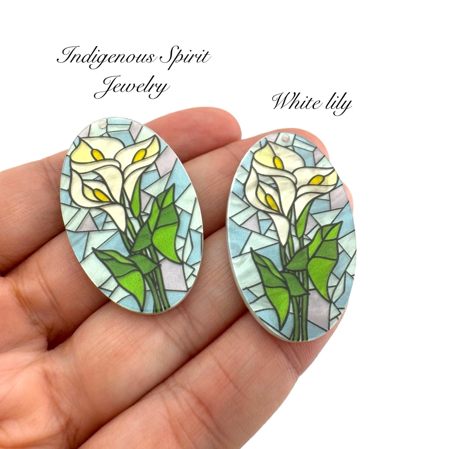 Stained Glass Look Acrylic Cabochons