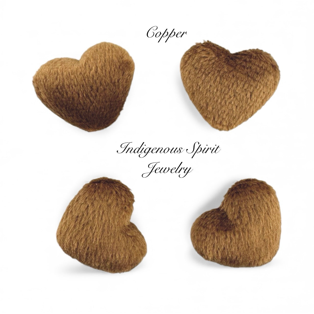Fuzzy Velvet Heart Flat Back Cabochons