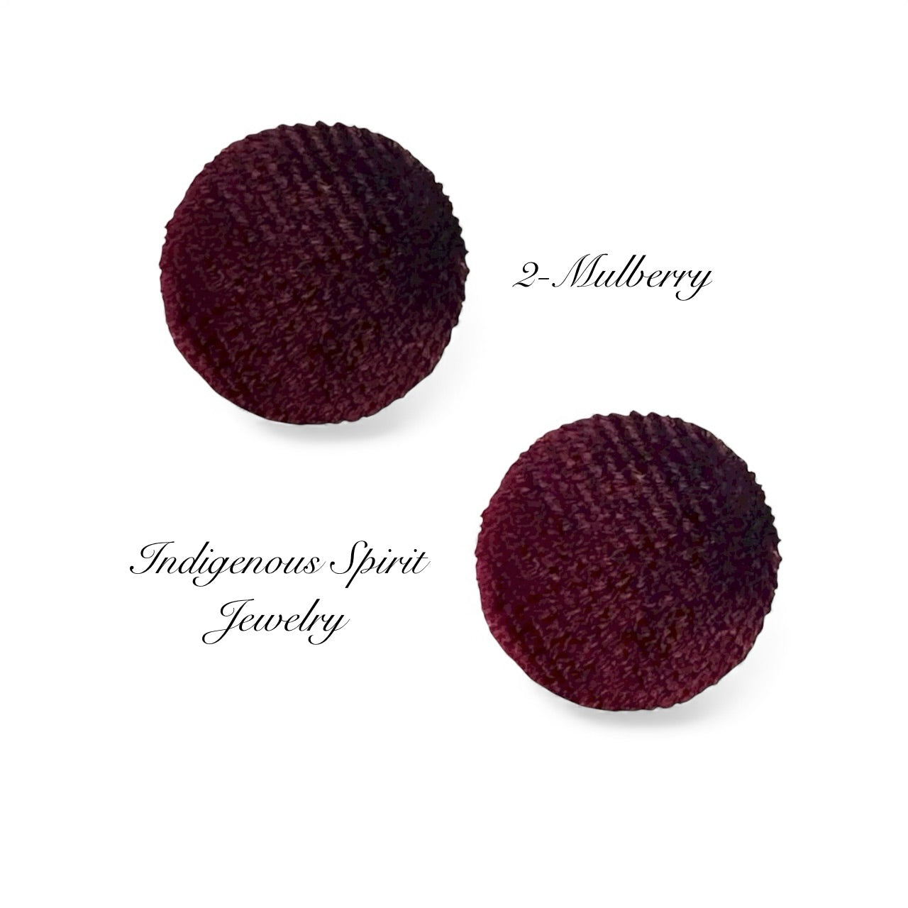 Velvet Circle Shaped Cabochons