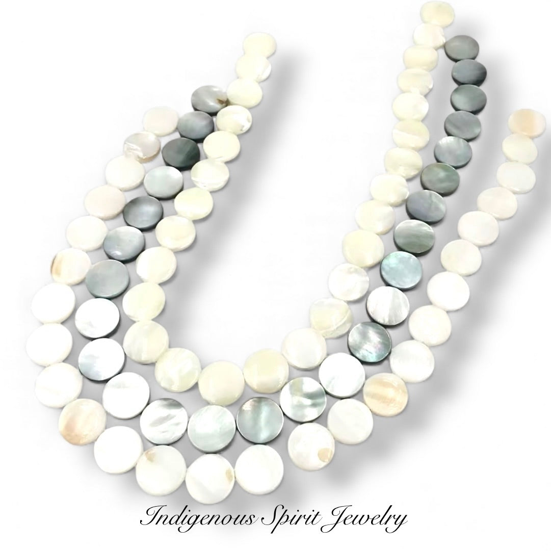 Shell Disc Mobile Mother of Pearl Shell Discs (15mm) – Indigenous Jewelry Supplies