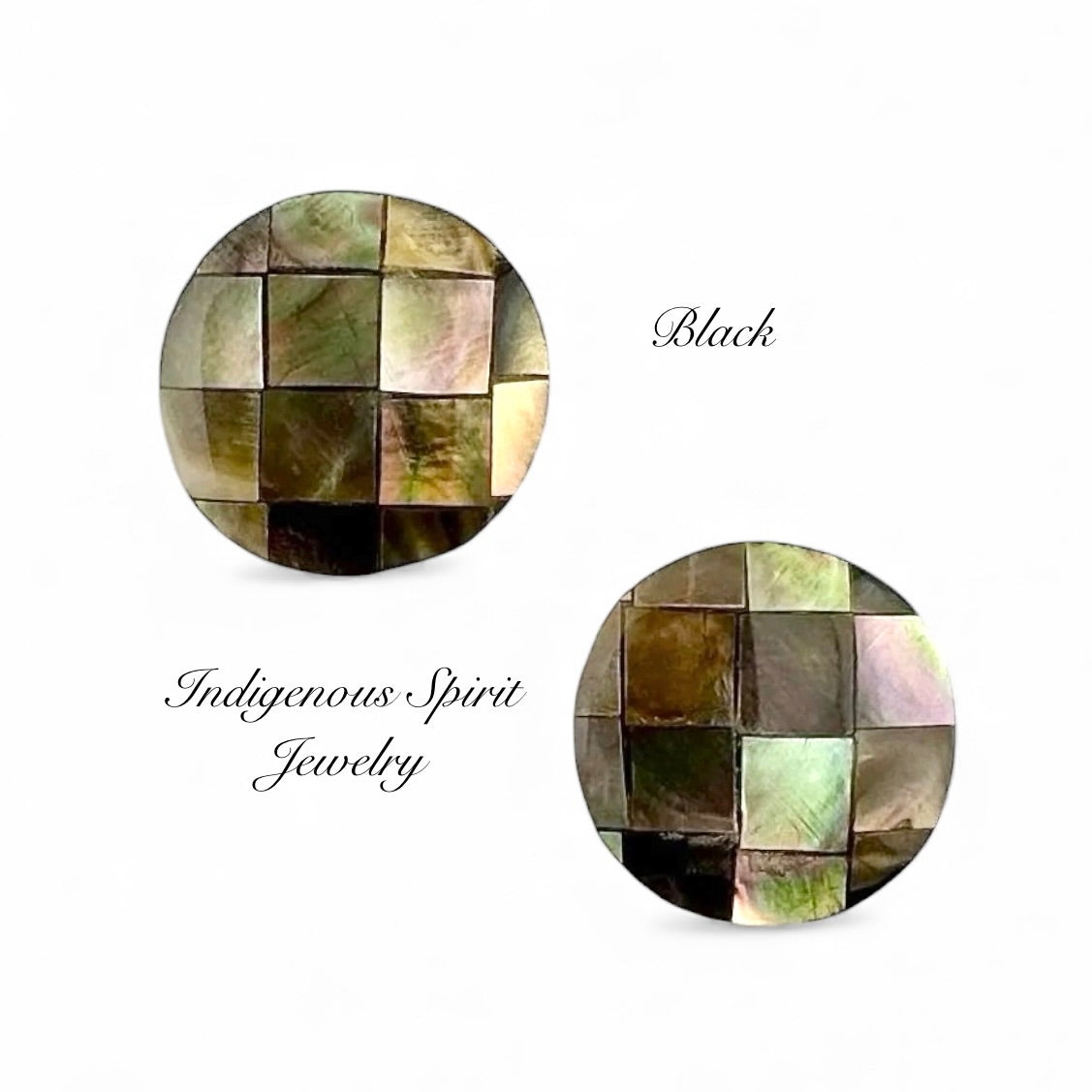 15mm Mosaic Shell Cabochons