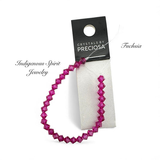 4mm Fuchsia- Preciosa