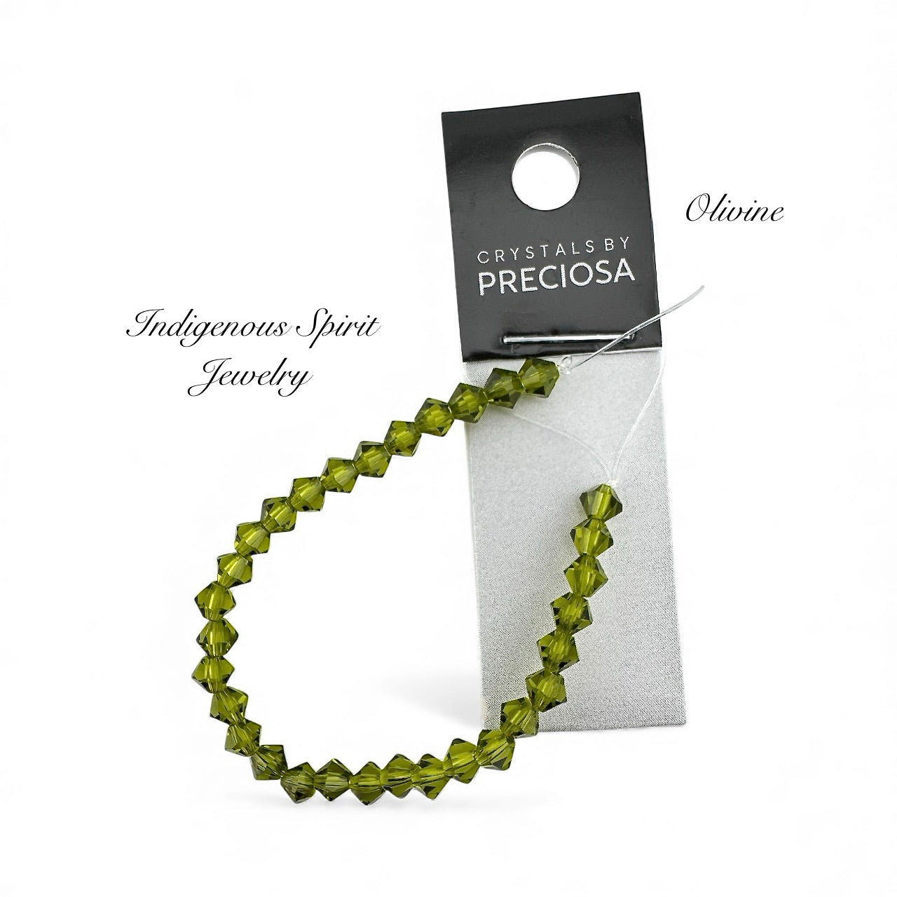 4mm Olivine - Preciosa