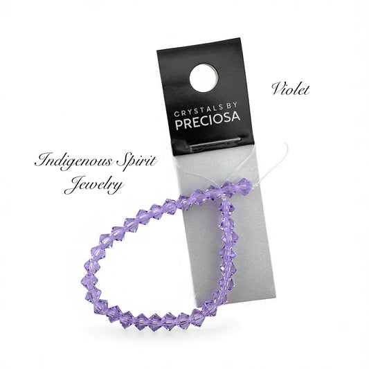 4mm Violet - Preciosa