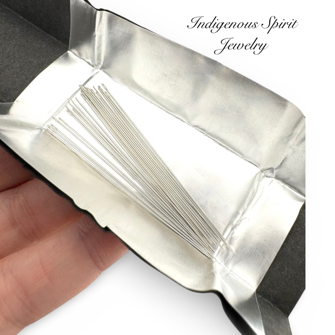 25 Pkg Beading Needle NO.13 SILVER EYE - JAPANESE QUALITY