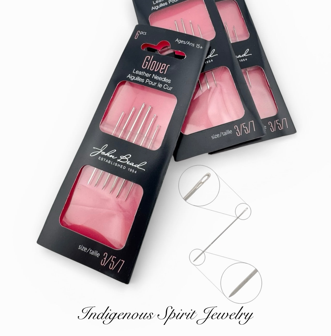 Glovers (Sizes 3/5/7) John Bead Needles