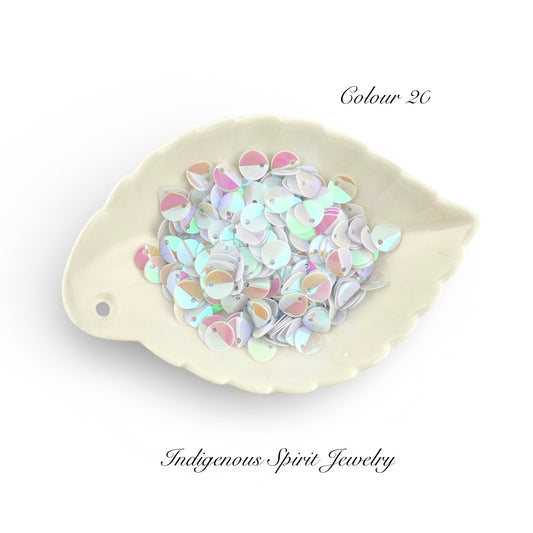 Short Navette Sequins - Colour 20