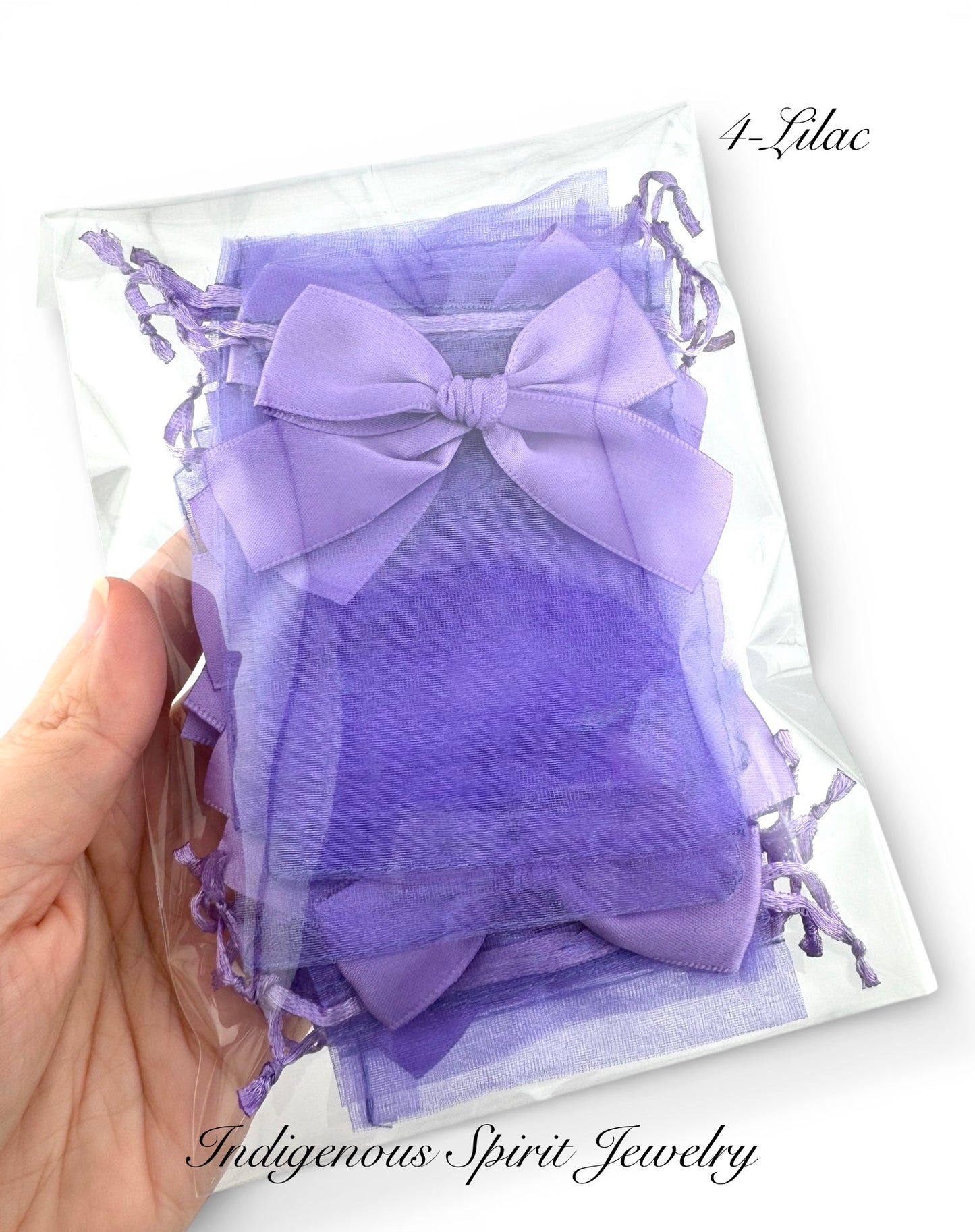 Organza Bags with Bows - 20 piece pack
