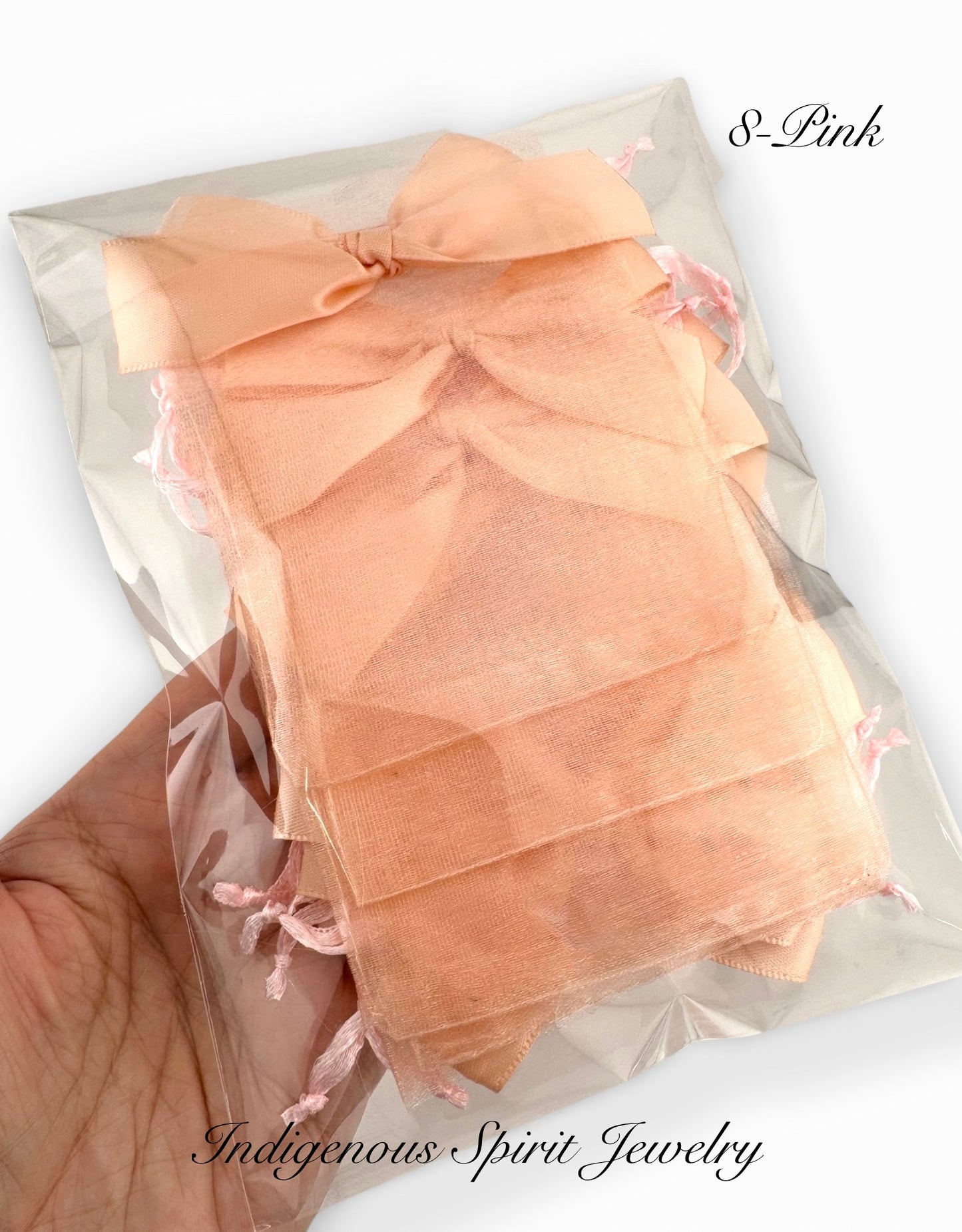 Organza Bags with Bows - 20 piece pack