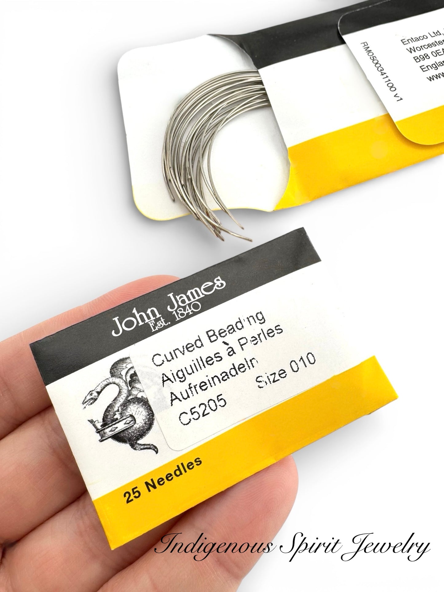 John James Curved Needles - 25 Pack