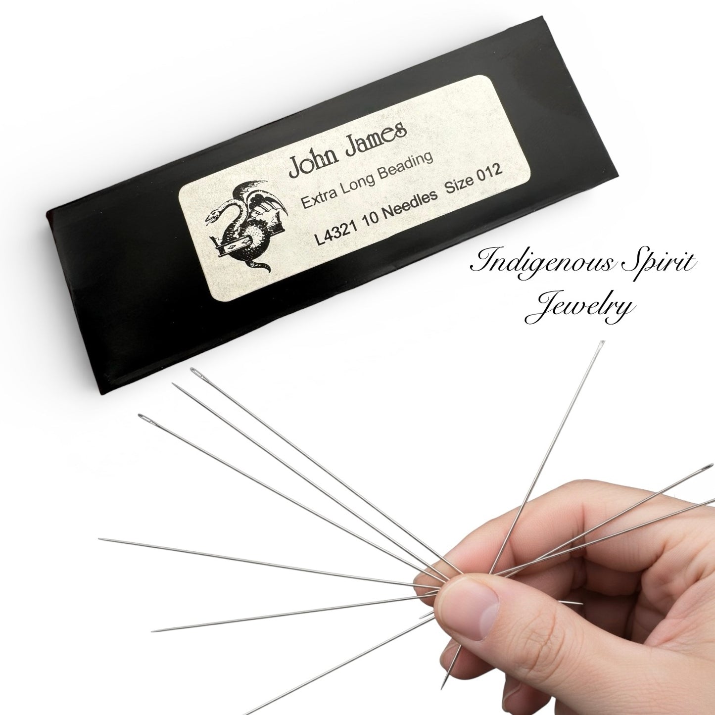 John James Extra Long Pearl Stringing Needles - 10 Pack