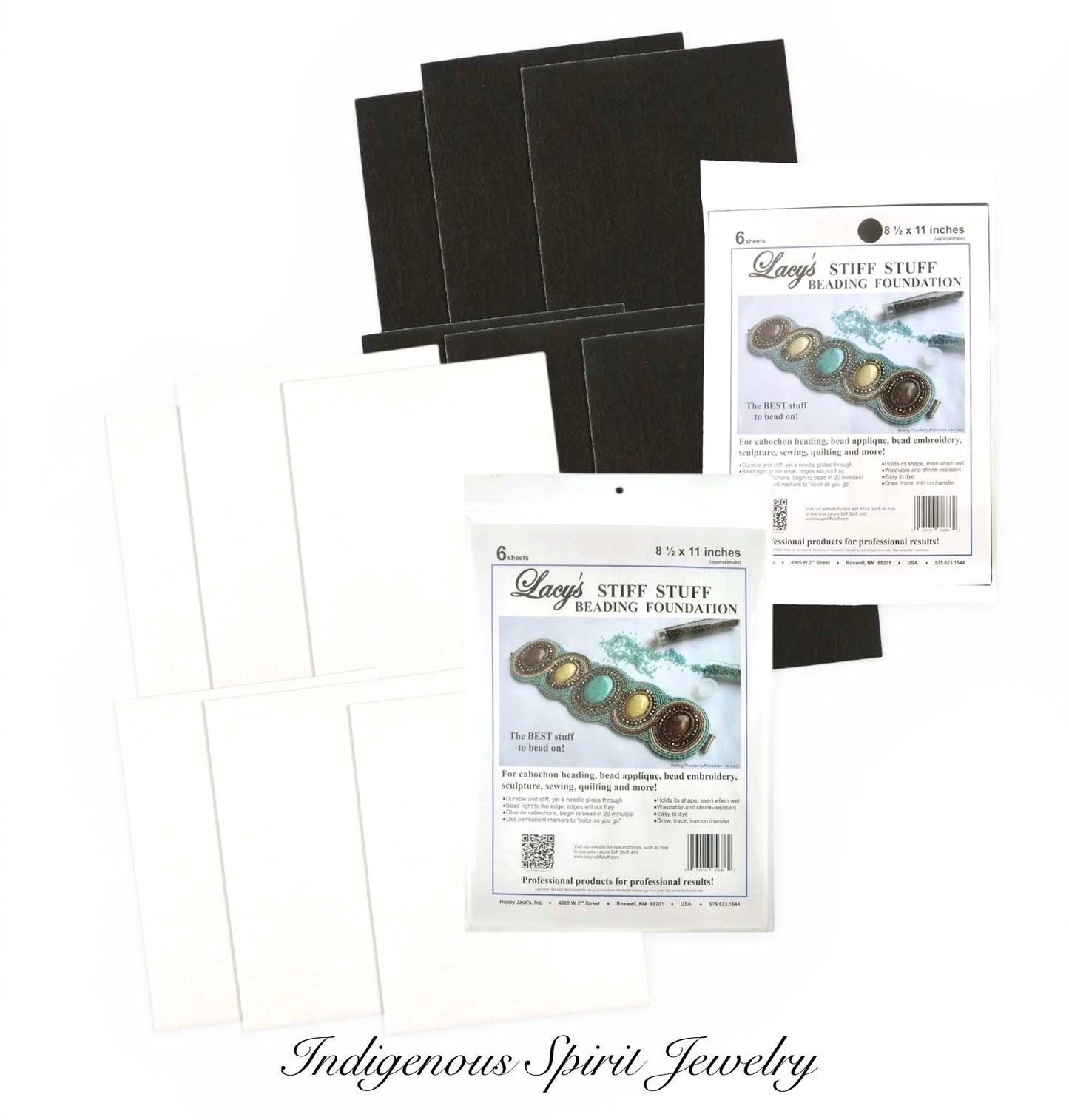 6 PACK Lacy's Stiff Stuff - 8.5" X 11"