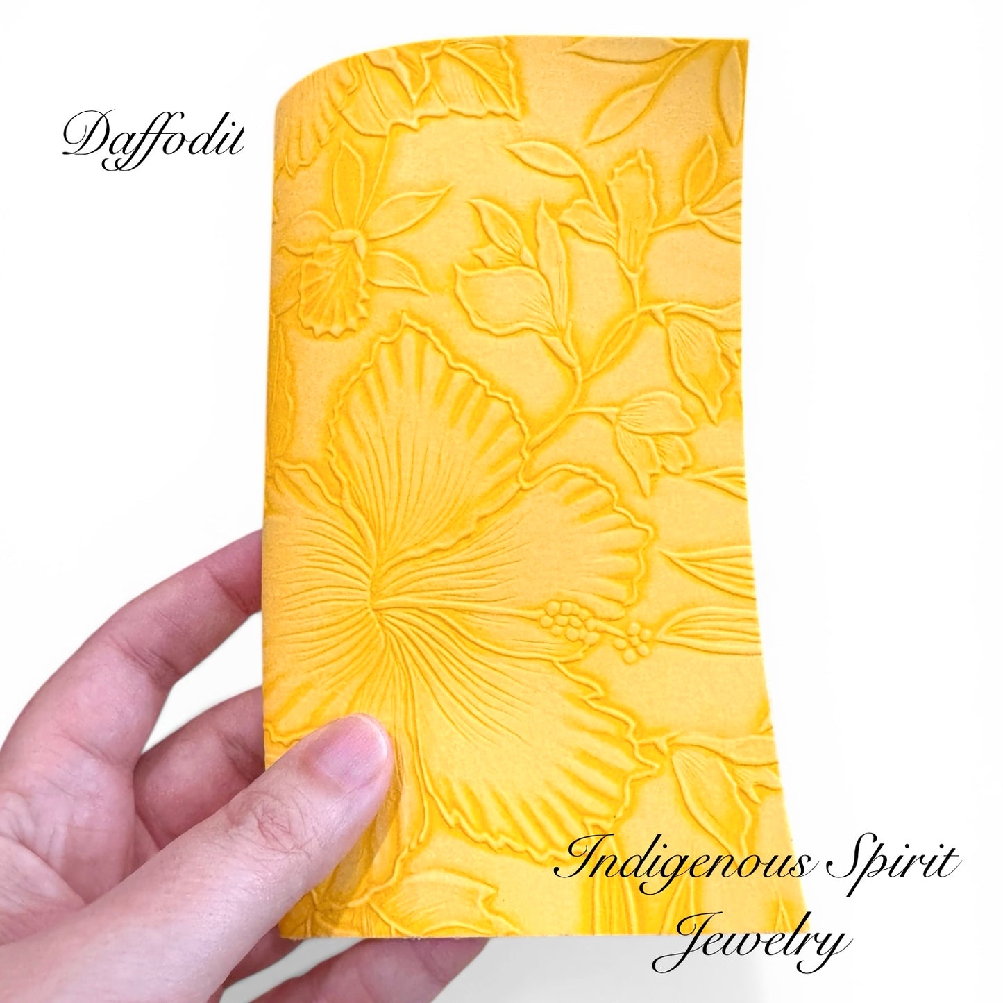 Fancy Plant Embossed Backing