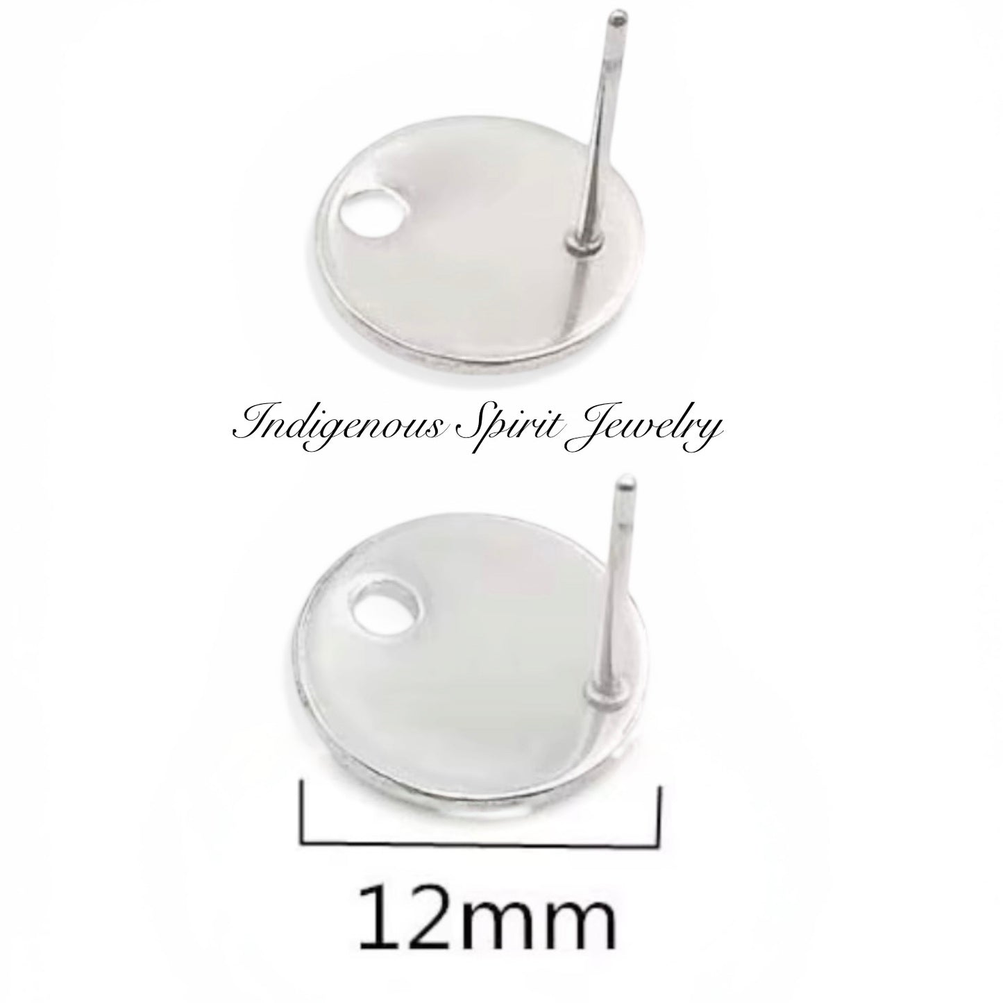 Stainless Steel Round Post Findings (10 Pair Pack)