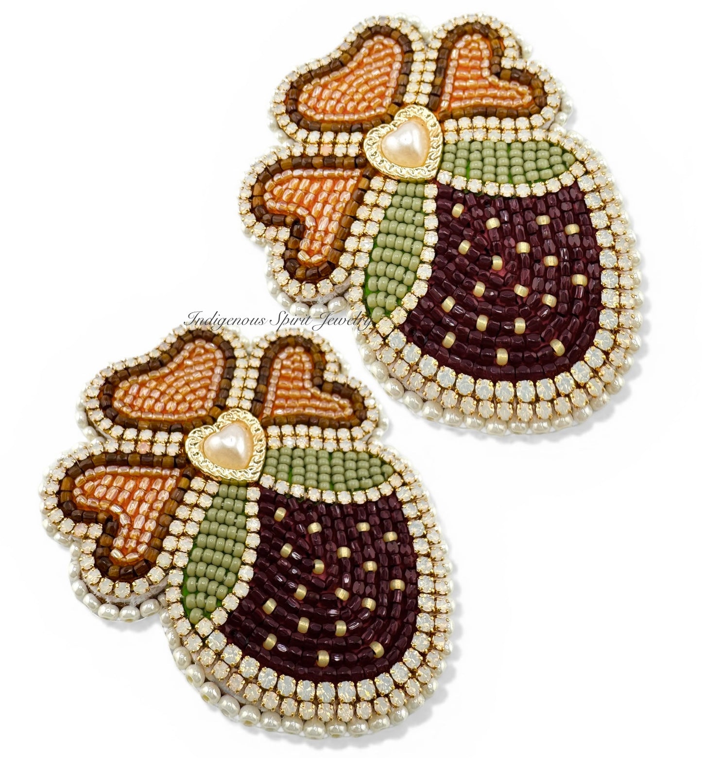 Download Yourself Strawberry Earring Design Free Template