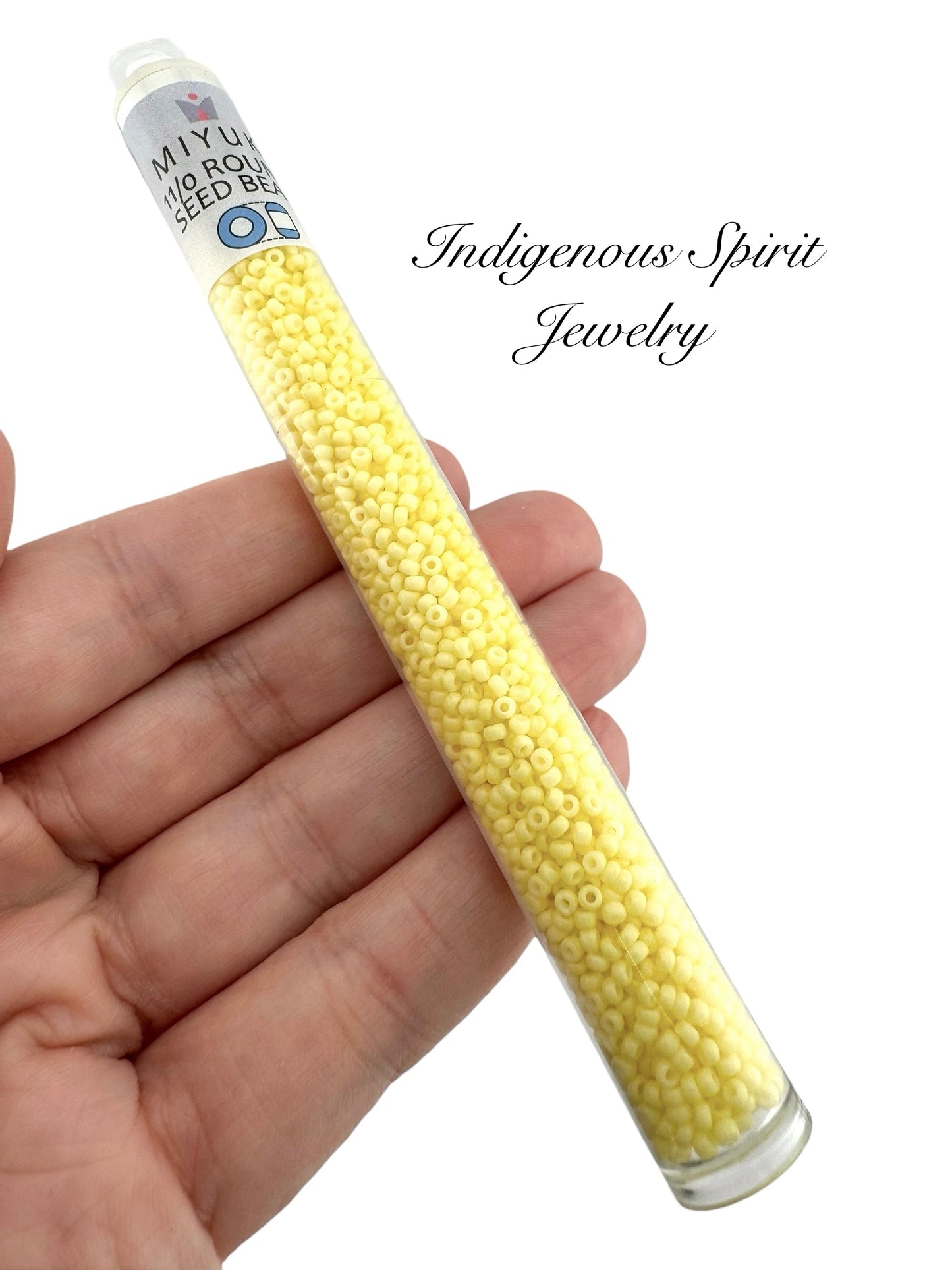 DURACOAT Opaque Dyed Pale Yellow 11/0 - Miyuki Round