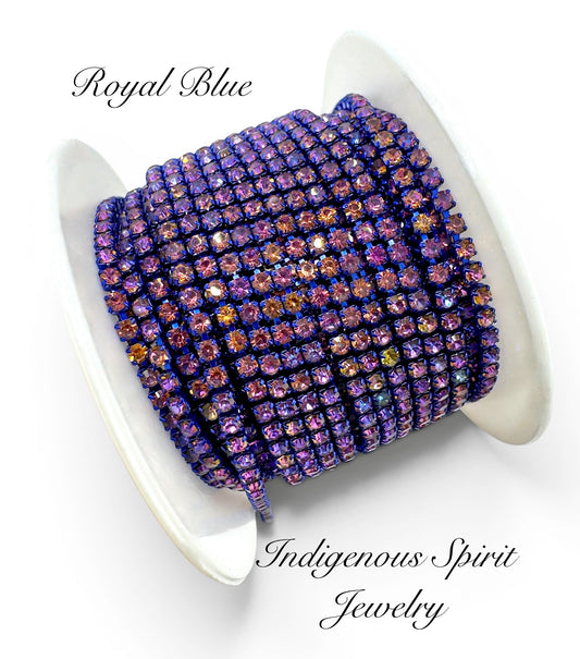 Royal Blue Galaxy Chain Banding