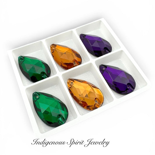 Royal Jewel K9 Crystal Cabochons Set (3 pairs)