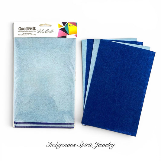 4 Pack - John Bead Stiff Beading Felt (Different colours available)