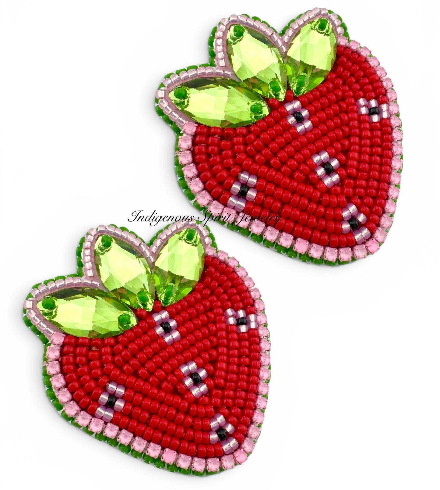 Strawberry Beading Kit (Earrings & Pin)