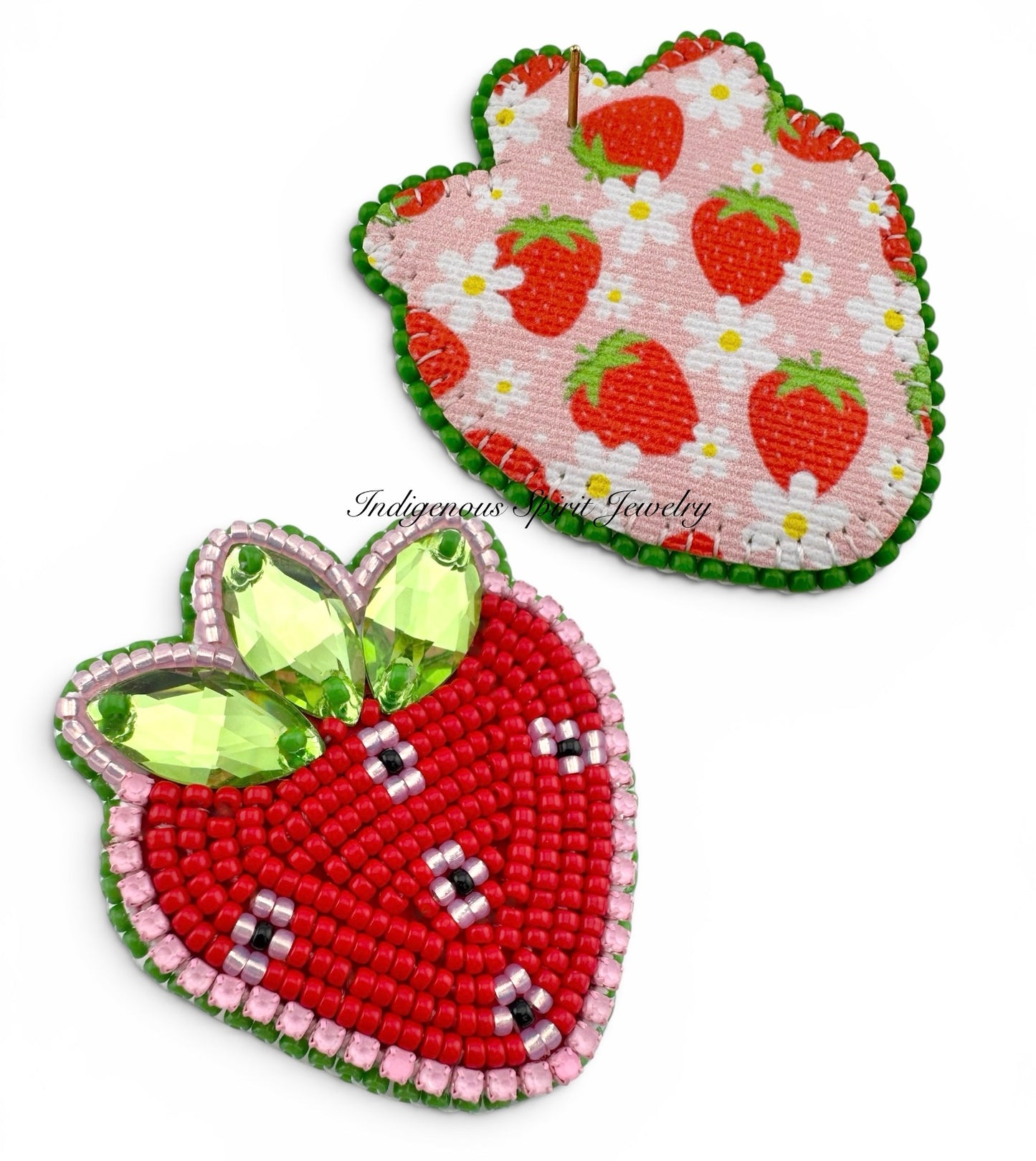 Strawberry Beading Kit (Earrings & Pin)